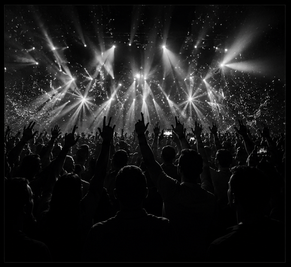 Concert crowd