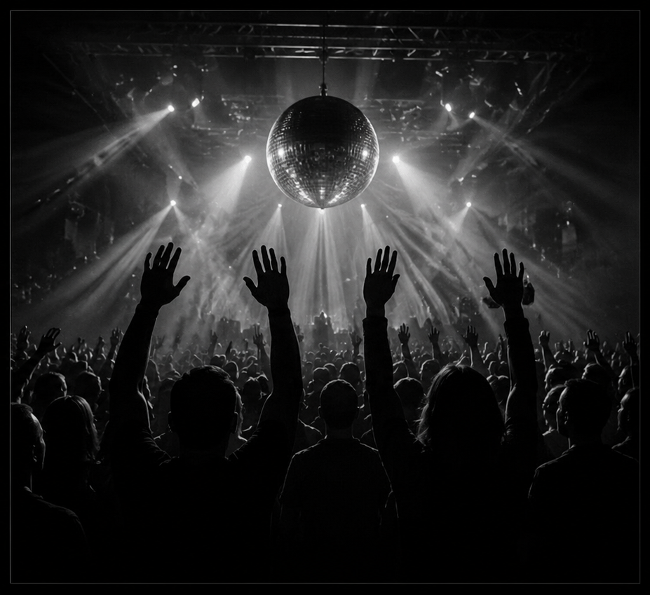 Concert disco ball